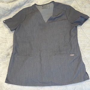 FIGS charcoal gray scrubs